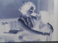 5##Photo negative film -Vintage- Kissing women – Lesbian couple – Love – Kiss