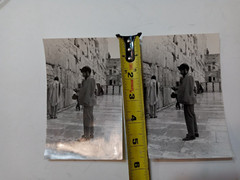 VTH 2 photos Jewish man praying at the Wailing Wall Jerusalem, Israel Holy City