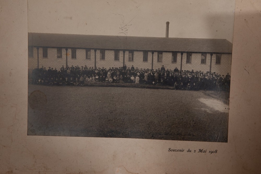 Photo Print Vintage 1908 Factory Souvenir 21X28Cm