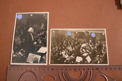 Two Great Old Photos – Conductor Music Orchestra – 1930s-40s – Fritz Stein??
