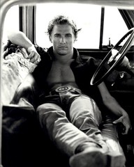 1996 Herb Ritts Actor Matthew McConaughey Pick Up Truck 1996 Art Photo Engraving