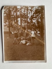 orig. Photo Rowingers Club Sport around 1910 Rowing Boat Canoe Berlin