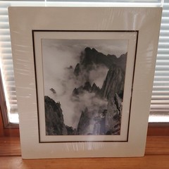 King T. Wu Black & White Landscape Photograph Huangshan Mountain China 13×15 in