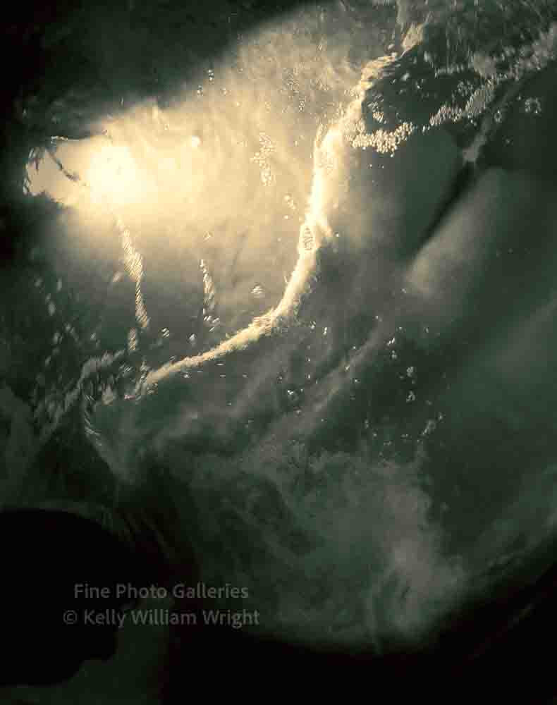 KELLY WILLIAM WRIGHT Female Nude PEARL DIVER Under Water Sea AMA Original Photo