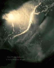 KELLY WILLIAM WRIGHT Female Nude PEARL DIVER Under Water Sea AMA Original Photo