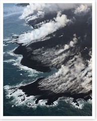 Kilauea Volcano Kapoho Bay And Vacationland Ocean Entry 2018 Silver Halide Photo
