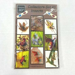 Collectors Insects 3-D 3D Photographs Set Art Phantom Image Barry Rothstein New