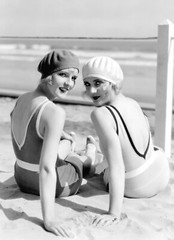 Flappers Carole Lombard & Diane Ellis c.1920’s – reprint – multiple sizes: 876