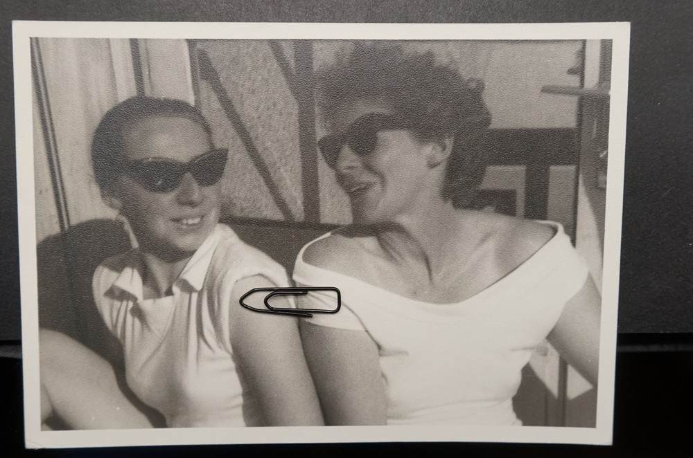 Photo Portrait Young Women Model Sunglasses Summer Model Top Art Picture Fun Old
