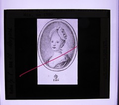Mozart Wolfgang Amadeus Konstanze Weber/Mozart old glass picture 8.5 x 10 cm