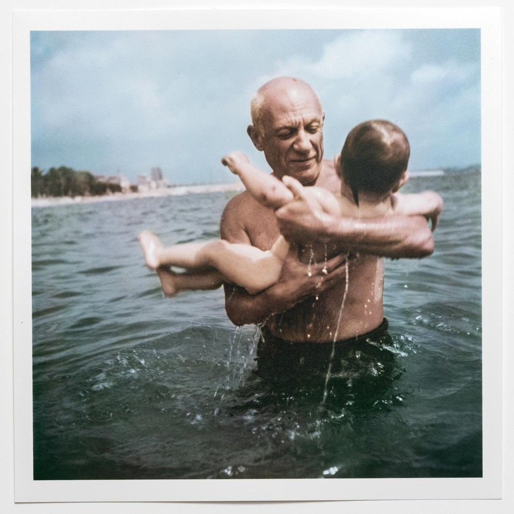 Robert Capa Photograph – Estate Stamped – Pablo Picasso 1948 – Square Print 6×6″