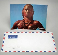 Sudan Expedition 1977 Envelope & Nuba Postcard – From Leni Riefenstahl Estate