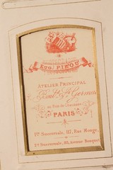 Antique Photo Album 63 Sepia Portrait Photos Women Family Rabin France 1888
