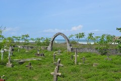 Costa Rica Nosara Photo of Graveyard Arch Canvas Beach Tropical Waves Wall Art