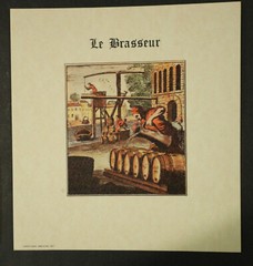7 vintage pictures of historic trades, 5.5×5.5, ideal for framing