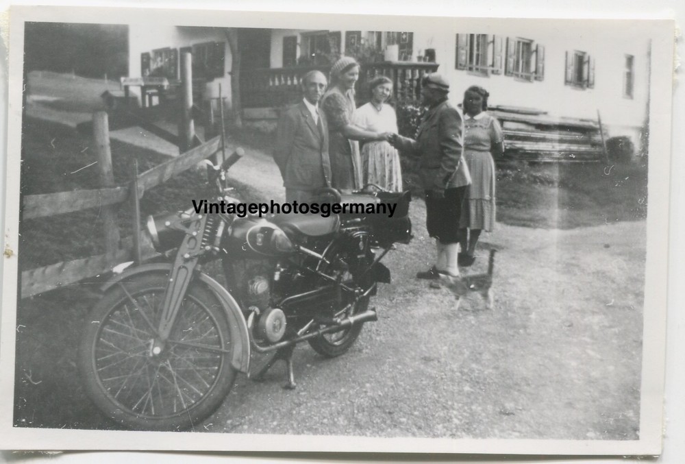 Z6573 Photo 1953 Motorcycle Krad Vintage