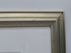 Photograph Boat in Canal Probably Venice Framed Signed Medium