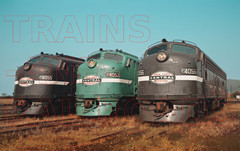 Photo Art Print of Three New York Central Locomotives in 1961