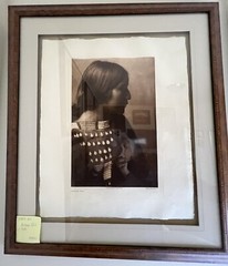 Framed Edward Curtis Arikara Girl C 1908 Christopher Cordozo