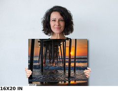 Piering into the Sunrise Ocean limited edition nature wall decor photography