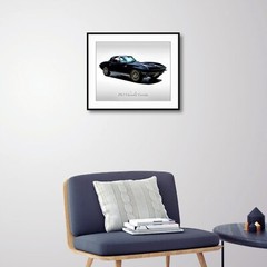 Classic Cars – 1963 Chevrolet Corvette – Dark Blue – Muscle Car