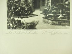 1920s C BENNETTE MOORE NEW ORLEANS LOUISIANA PHOTOGRAPH LE PETIT THEATRE SIGNED