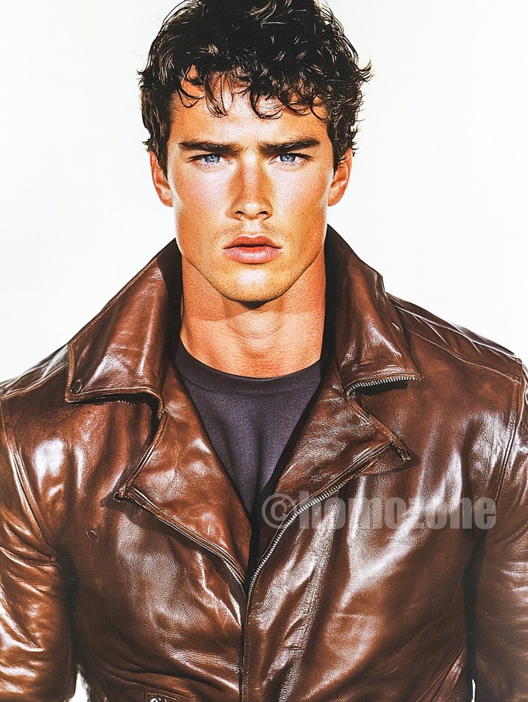 Vibrant Male Photograph, Beefcake Excellence, 4×6 Glossy Print – Original Art