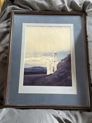 «Rising Mist» ft coastal Jesus Christ crucifixion scene: Limited Edition Print