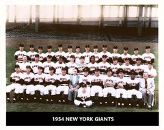 1954-giants-color 8×10 Colorized Print-FREE SHIPPING