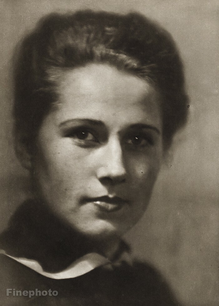1947 Original Josef Sudek Female Beauty Portrait Fashion Vintage Photo Gravure