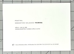 Sebastião Salgado (b. 1944) Art Show Announcement Card 1998 – Terra