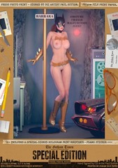 Batgirl OMG! SEXY Barbara Gordon DC Signed A3 Comic Print Gotham Batman Pin-Up