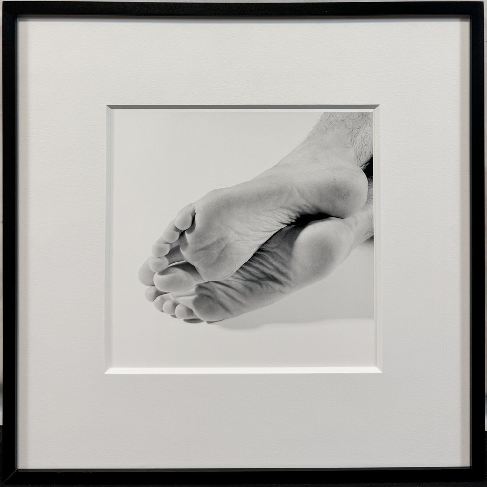Original 1994 Catherine Opie “Feet (Ian)” Girlfriends Series B&W C-Print Signed