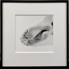 Original 1994 Catherine Opie “Feet (Ian)” Girlfriends Series B&W C-Print Signed