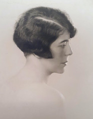 Original Signed Art Deco Print Portrait Woman 1920s – 1930s