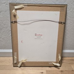 Zion Ozeri Signed ‘Klezmer Duo’ Buenos Aires Photograph Framed 21×17″ Judaism