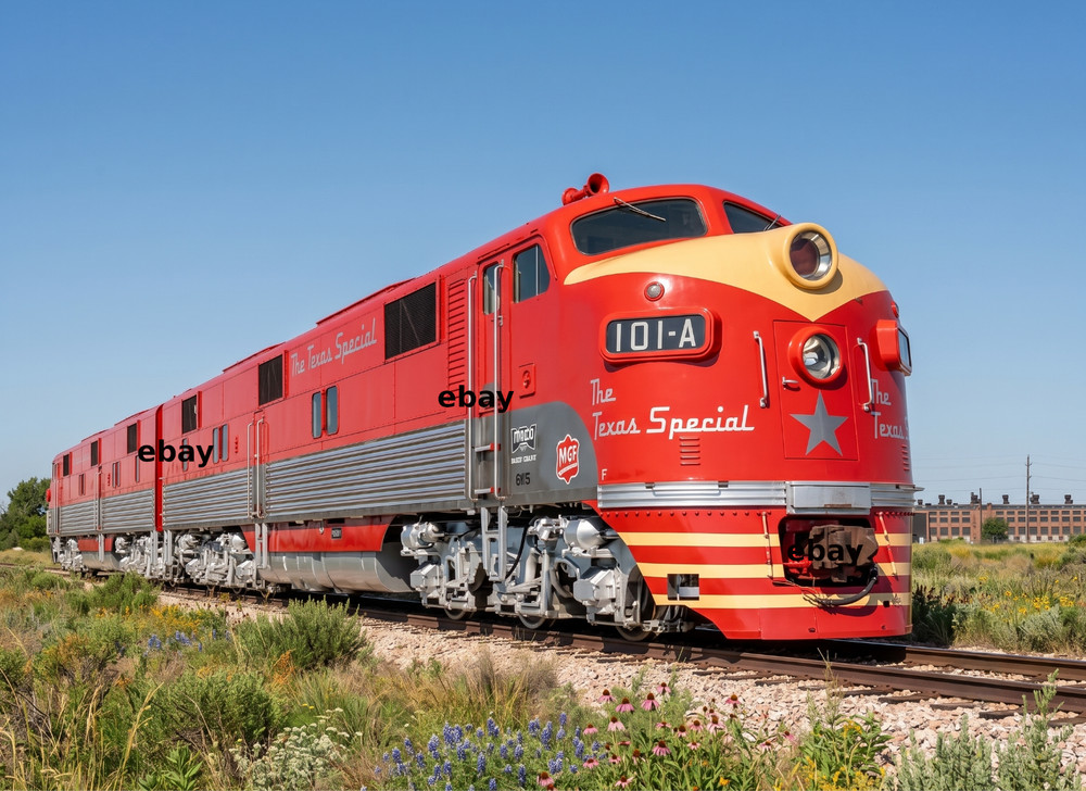 Photo Art Print of the MKT’s Texas Special Passenger Locomotive ca. 1947