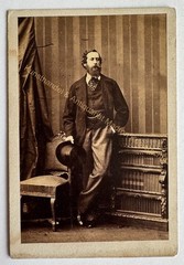 orig. CDV Photo Tirage Circa 1860 London Camille Silvy Marquess of Abercorn Hamilton