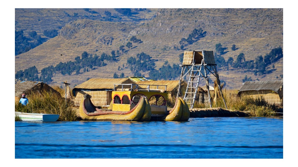 Lake Titicaca Floating Toll Station, High Resolution Image, Many Formats, TV Art