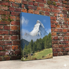 Alpine Majesty Matterhorn Wall Art – Original 16×20 photo Canvas by Glen Sample