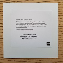 WAYNE F. MILLER – ESTATE STAMPED PHOTO – MAGNUM SQUARE PRINT