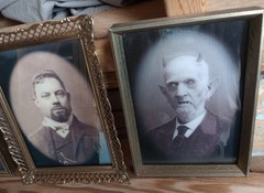 Haunted Memories Vintage Frames Lenticular Changing Portraits Eddie Edward Allen