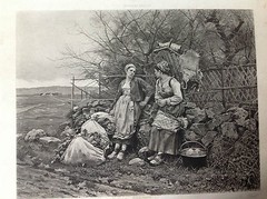 Ridgway Knight «A. Halt» Photogravure Goupil & Co D. Appleton & Co NY