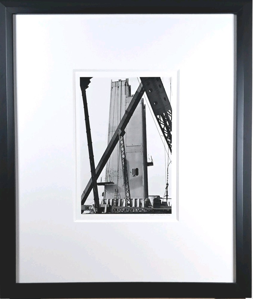 Peter Stackpole, OAKLAND BAY BRIDGE, Original Silver Gelatin Photo, 1934, signed