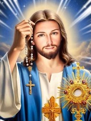 jesus christ wall art 8*10 religious christian faith god home decor print jesus