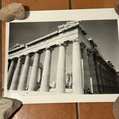 Photograph Print Janine Gordon Signed 16×20″ B/W Acropolis, Athens