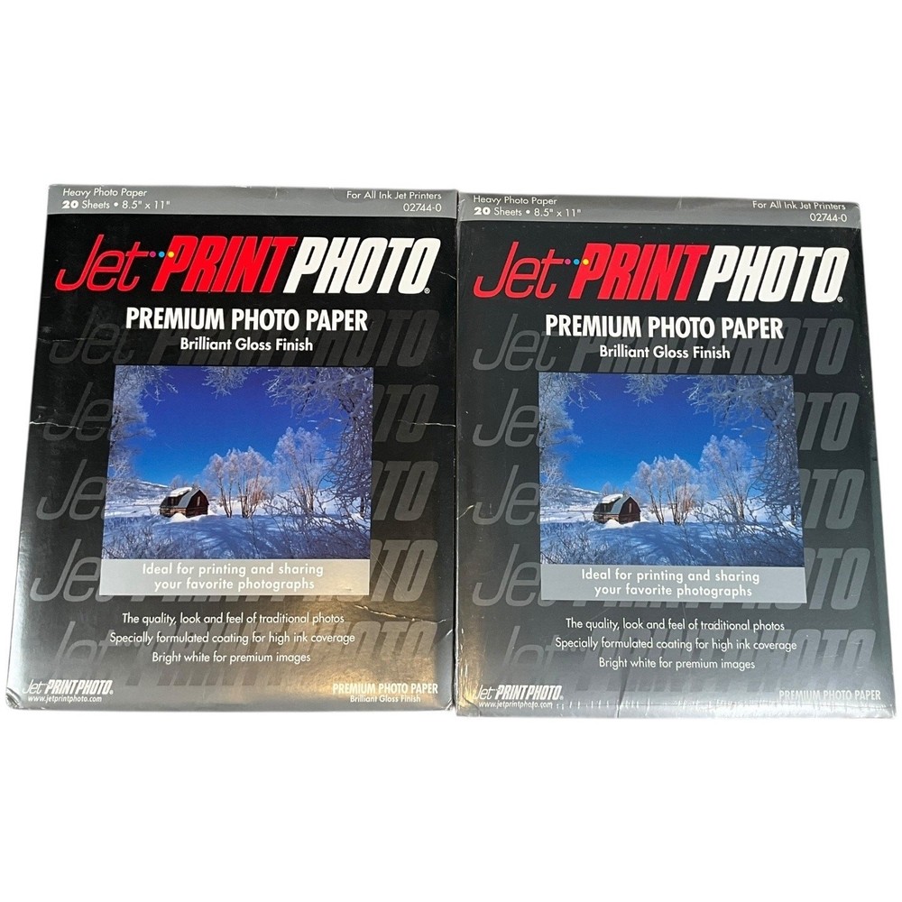 Jet Print Photo Premium Photo Paper Brilliant Gloss Finish Heavy Paper 20 Sheets