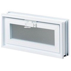 Screen Windows Ventilation Hopper Vent Glass Block Windows Removable Screen NEW