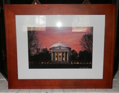 UNIVERSITY OF VIRGINIA ROTUNDA UVA 12×18 PHOTO in WOOD FRAME