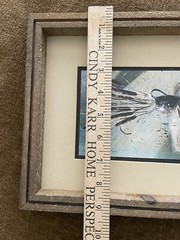 Signed Vintage Art Gore Wooden Frame